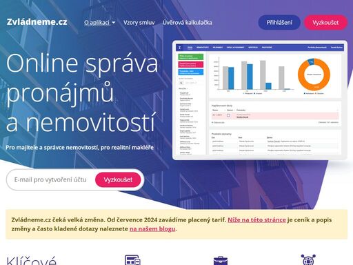 online aplikace zdarma pro správu pronájmů. přizpůsobená pro český trh. využívají nás majitelé a správci nemovitostí.