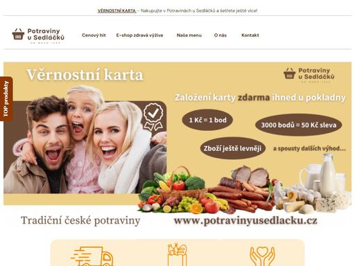www.potravinyusedlacku.cz