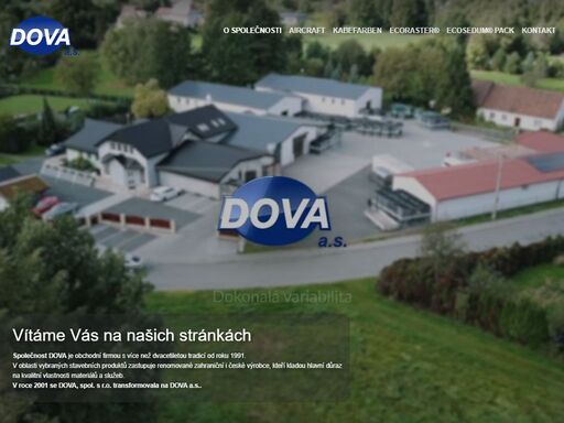 společnost dova je obchodní firmou s více než dvacetiletou tradicí od roku 1991. v oblasti stavebních produktů zastupuje zahraniční i české výrobce.