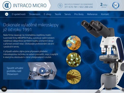 optické mikroskopy a zobrazovací technika – intraco micro spol s.r.o. odborný záruční a pozáruční servis, opravy mikroskopů.