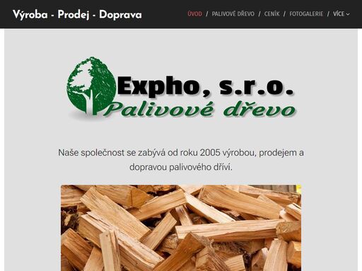 palivové dříví. dobrý den, naše společnost se zabývá od roku 2005 výrobou a prodejem palivového dřeva. vítejte na stránkách!
