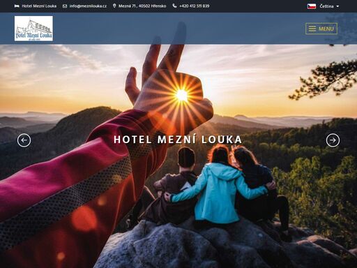 vítejte na stránkách hotelu mezní louka ve hřensku. v samém srdci národního parku české švýcarsko naleznete ubytování, restauraci i wellness.