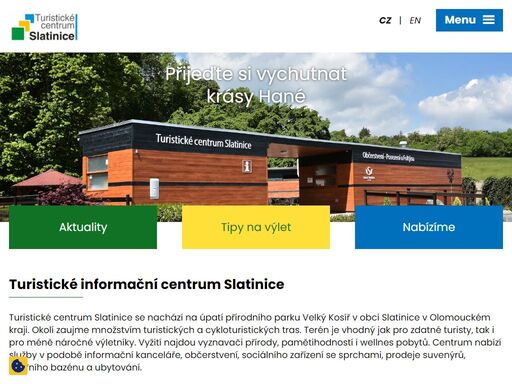 turistické centrum slatinice se nachází na úpatí přírodního parku velký kosíř v obci slatinice v olomouckém kraji.