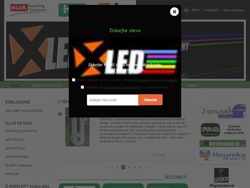 e-shop x-led - sortiment led světelných zdrojů,program x-koncept