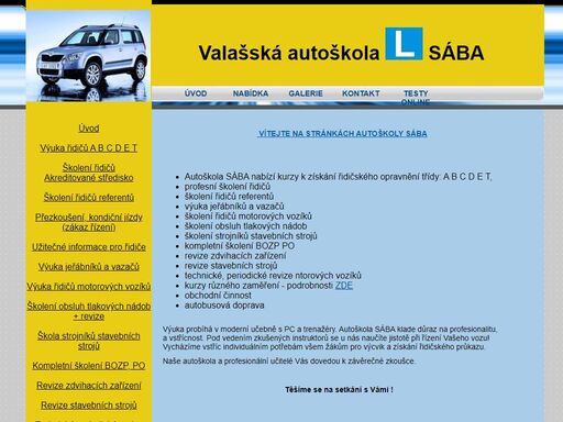 www.autoskolasaba.eu