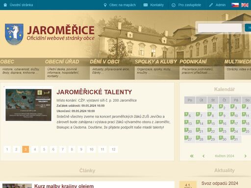 www.jaromerice.cz