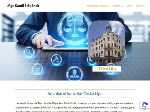 advokátní kancelář mgr. kamila štěpánka v české lípě poskytuje komplexní právní služby a poradenství pro klienty nejen z libereckého kraje.