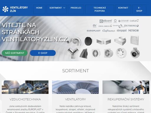 naše firma se zabývá velkoobchodním a maloobchodním prodejem ventilátorů a stavební vzduchotechniky. jsme výhradním dovozcem vzduchotechniky europlast pro český a slovenský trh.