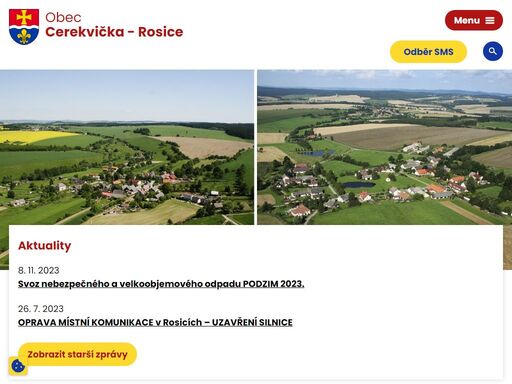 obec cerekvička - rosice vznikla sloučením obou obcí v roce 1990. obec leží v zájmovém území krajského města jihlava, kraj vysočina.