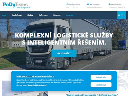 společnost pedy trans s.r.o. se sídlem v české republice poskytuje od roku 2008 komplexní logistické služby s inteligentním řešením.