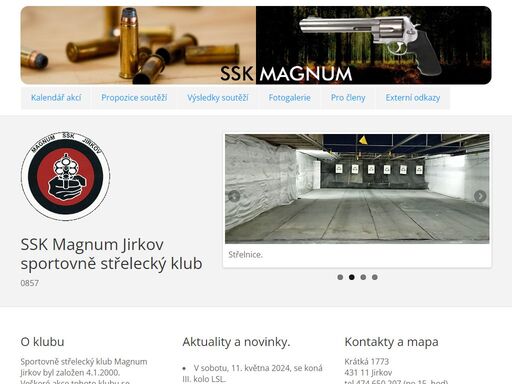 sportovně střelecký klub magnum jirkov - ssk magnum - hlavní informace