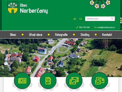 oficiální stránky obce norberčany