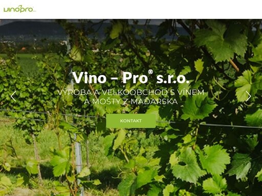 firma vino – pro s.r.o. se zabývá výrobou a velkoobchodem s vínem a mošty z maďarska.