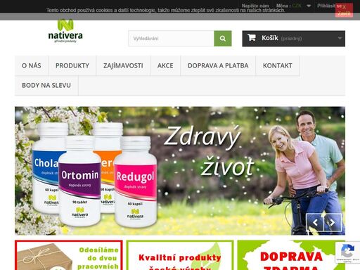 internetový obchod s  potravinovými doplňky ryze české výroby