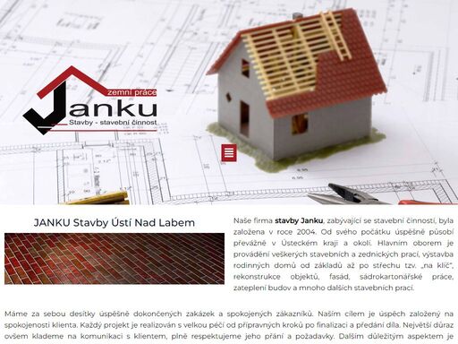 stavební firma janku stavby provádí veškeré zednické a stavební práce převážně v ústí nad labem a okolí.