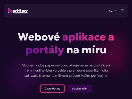 šetřete svůj čas i peníze a nechte si vytvořit aplikaci na míru. vývoj aplikací, software na míru, webové portály, webové stránky, a další it služby ...