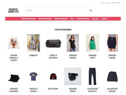 ikonik shop - originální dámská móda, pánské oblečení a doplňky. online obchod.
