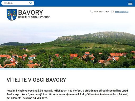 bavory - oficiální stránky obce