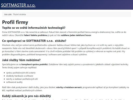 www.softmaster.cz