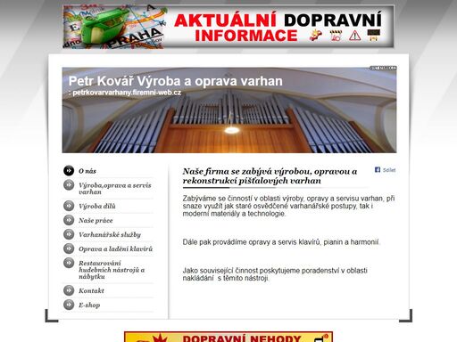 www.petrkovarvarhany.firemni-web.cz