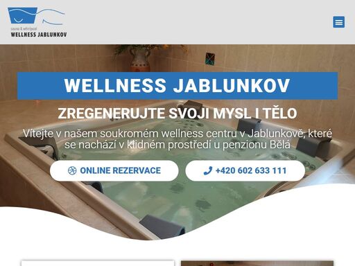 vítejte v našem soukromém wellness centru v jablunkově, které se nachází v klidném prostředí u penzionu bělá. nabízíme využití privátního whirlpoolu & sauny.