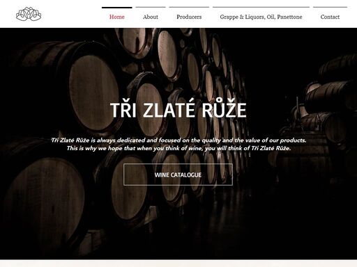 tři zlaté růže is one of the leading fine wine importers in the czech/slovak republic. our wines are among the most awarded, tasted and appreciated in the world like for example: podere forte, ciacci piccolomini, gaja, ornellaia, livio felluga.