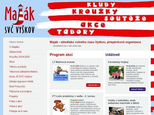 www.majak-svcvyskov.cz