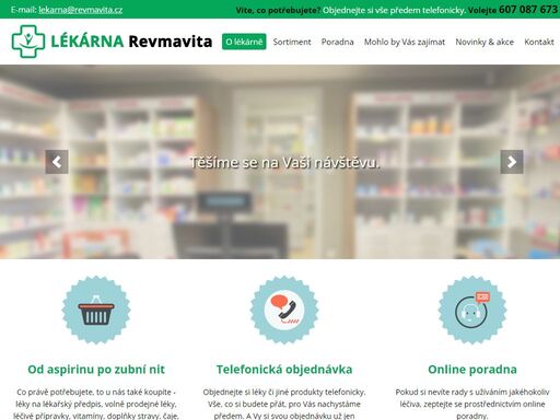 www.lekarnarevmavita.cz
