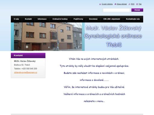 www.zizlavsky-gynekologie.cz