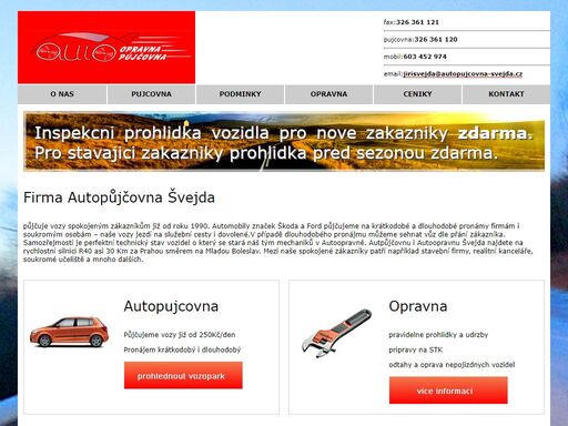 www.autopujcovna-svejda.cz