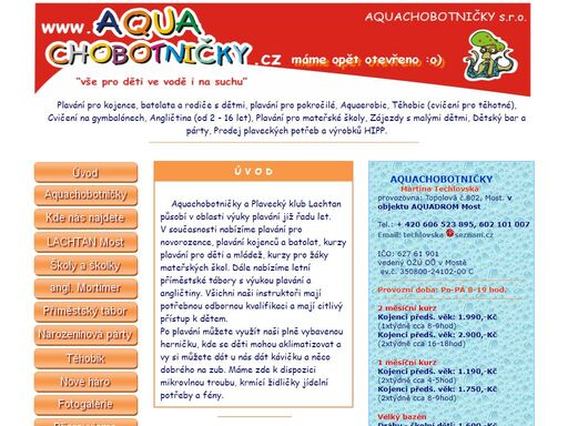 www.aquachobotnicky.cz