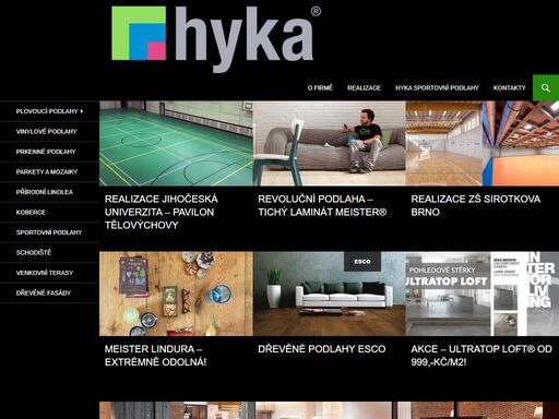 vítáme vás v naší webové prezentaci hyka podlahy. jsme podlahové studio, členi cechu podlahářů české republiky a podlahy montujeme více než 20 let.