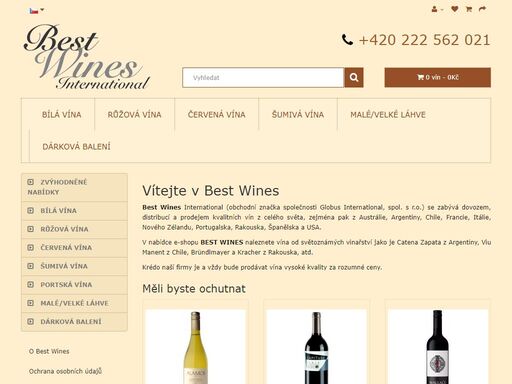 best wines | e-shop vína | velkoobchod | maloobchod | vinotéka