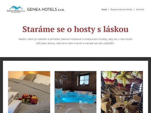 naším cílem je nabízet a přinášet takové hotelové a restaurační služby, aby se u nás hosté cítili jako doma, rádi se k nám vraceli a neradi od nás odjížděli.