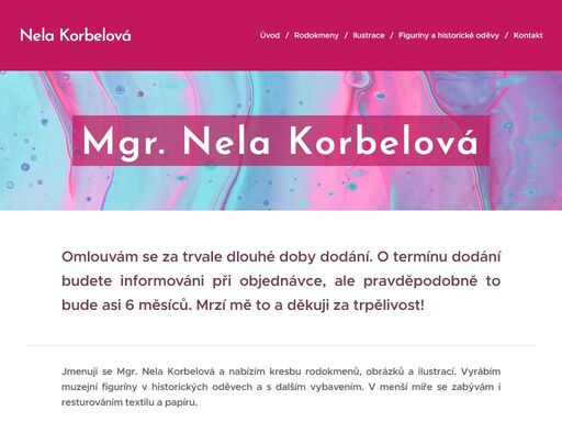 www.nelakorbelova.cz
