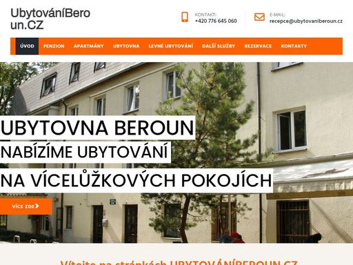 www.ubytovaniberoun.cz
