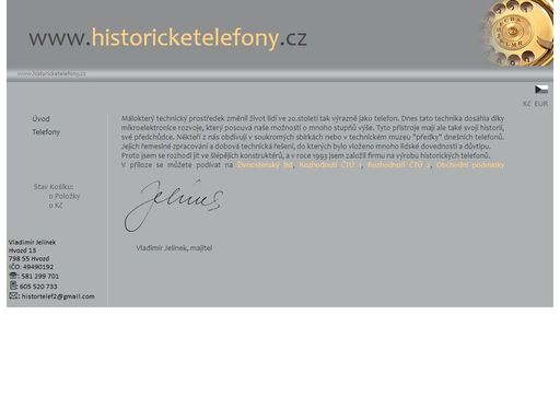 www.historicketelefony.cz