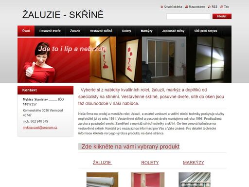 www.zaluzie-skrine.cz