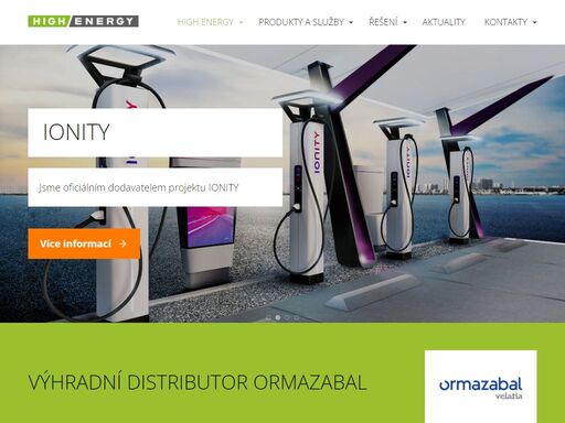 high energy - výhradní distributor ormazabal. rozváděče vn, transformátory vn, spínací přístroje vn, trafostanice. 