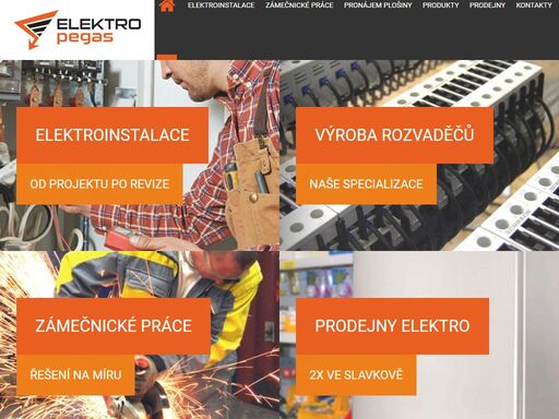 firma elektro-pegas vám může nabídnout elektroinstalace od projektu až po revize, zámečnické práce a velkoobchodní i maloobchodní prodej …