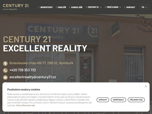 realitní kancelář century 21 excellent reality nabízí spolehlivý a bezpečný způsob pronájmu, prodeje či koupě nemovitosti za pomocí vyškolených makléřů s...