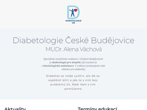 diabetologická ordinace v českých budějovicích pro dospělé. k dispozici nabízíme i obezitologickou ambulanci a poskytujeme také edukace pro diabetiky.