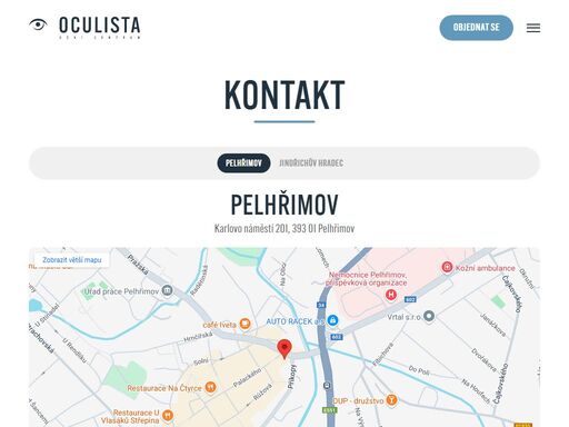 oční centrum oculista. jsme zeiss vision expert. zajišťujeme nejvyšší možnou kvalitu péče ve spojení se špičkovými přístroji. pelhřimov, jindřichův hradec.