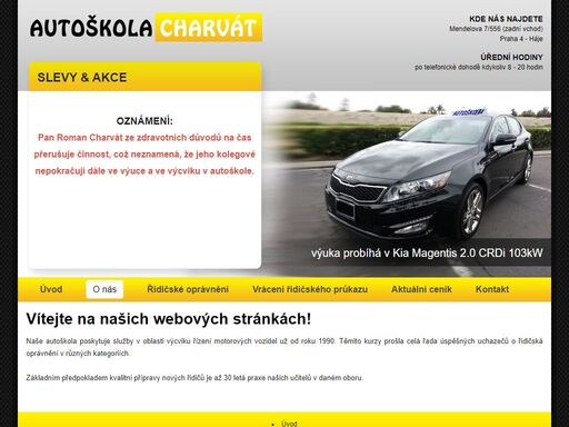 www.autoskolacharvat.cz