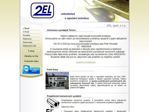 2el - velkoobchod s výpočetní technikou.  - videomanuál, movie, videomanual, film, video, technické video, servisní video, filmová produkce, educational film, werbefilm