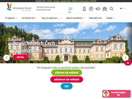 oficiální webové stránky pardubického kraje představující turistický region východní čechy a poskytující komplexní a aktualizované turistické informace.