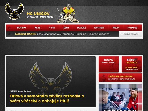 www.hokejunicov.cz