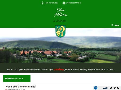 www.obec-hlina.cz