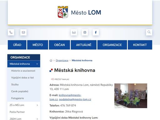 www.mesto-lom.cz/organizace/mestska-knihovna