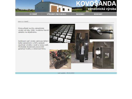 www.kovosanda.cz